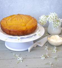 Tropical upside down pineapple cake