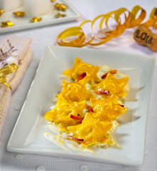 Stelline ripiene di carne con mandorle e nocciole