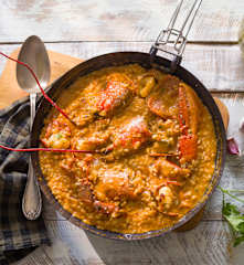 Arroz con bogavante al estilo de Mazarrón