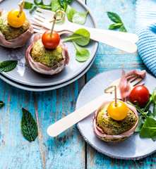 Soufflé épinards-jambon