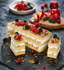 Sváteční ořechovo-jablečné řezy