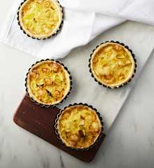 Mini quiche con porri e Montasio (senza glutine)