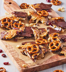 Barra de chocolate y caramelo salado TM6