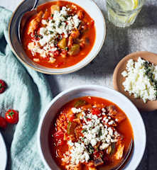 Gemüse-Eintopf mit Feta