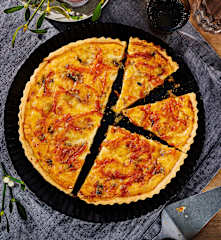 Käse-Zwiebel-Tarte