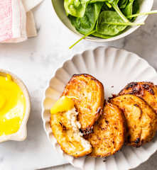 Croquettes de chou-fleur, mayonnaise au safran