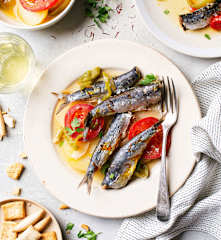 Xoubas guisadas con patatas