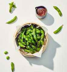 Edamame mit Hoisin-Sauce