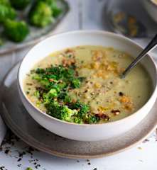 Broccoli Red Lentil Soup