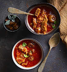 Lingua con cipolline a Cottura Lenta