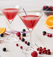 Cóctel de arándanos con vodka