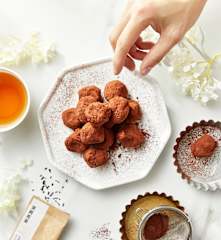茉莉花杏仁松露巧克力