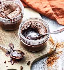 Fondant au chocolat et piment d'Espelette