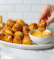 Pretzel Bites with Beer Cheese Sauce