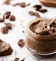 Mantequilla de nueces pecanas