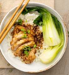 Soy Chicken with Bok Choy