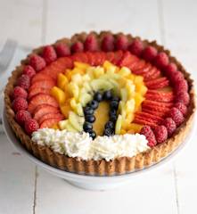 Regenbogen-Tarte