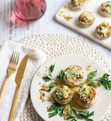 Champiñones rellenos
