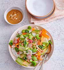 Salade thaïe aux cacahuètes