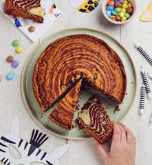Zebra cake