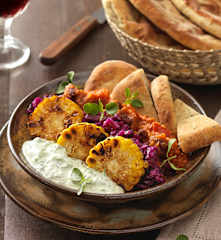 Mexican Bowl mit Fladenbrot