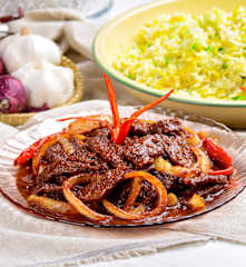 Daging Kicap Meletup (Spicy Soy Beef)