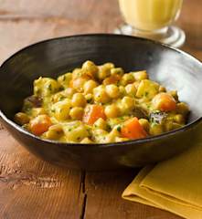 Kichererbsen-Gemüse-Curry mit RUPP Gouda