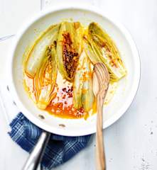 Endives braisées et caramélisées à l'orange