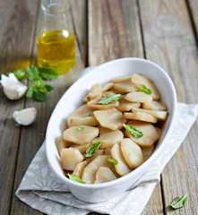 Topinambur alla menta sottovuoto