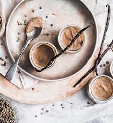 Crème dessert aux lentilles et à la vanille Bourbon