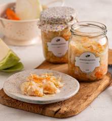 Kiszona kapusta w słoikach na zimę (TM5)