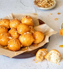 Greckie pączki (Loukoumades)