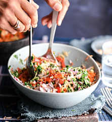 Ensalada mixta de sauerkraut (con cortador)
