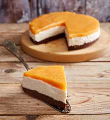 Cheescake al caco mela