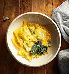 Ravioli ai funghi porcini