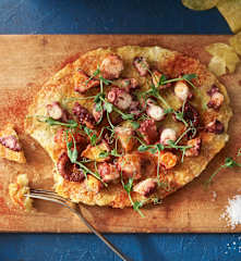 Tortilla vaga de pulpo