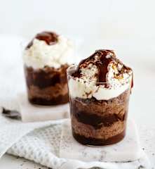 Salted Caramel and Chocolate Mousse