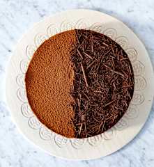 Tarta terciopelo de chocolate