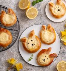 Wielkanocne bułeczki zajączki