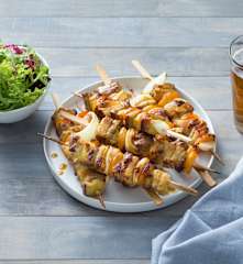 Curry pork sosaties