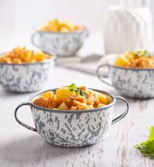 Cazuela de papas marineras