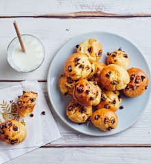 Chouquettes aux pépites de chocolat