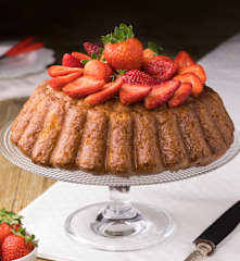 Babà analcolico alle fragole