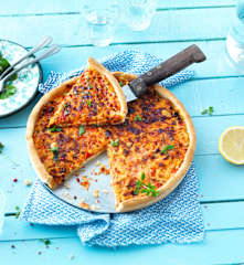 Tarte au thon et à la tomate