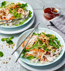 Wendy Crombie's Shredded chicken noodle salad