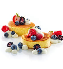 Bachour: Pancakes con crema de mascarpone y frutos
