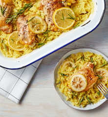Lemon Rosemary Chicken and Rice