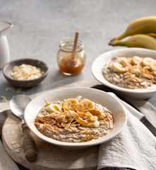 Bananen-Honig Porridge