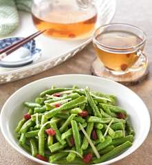 麻油炒豇豆