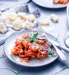 Gnocchi sauce tomate et chorizo